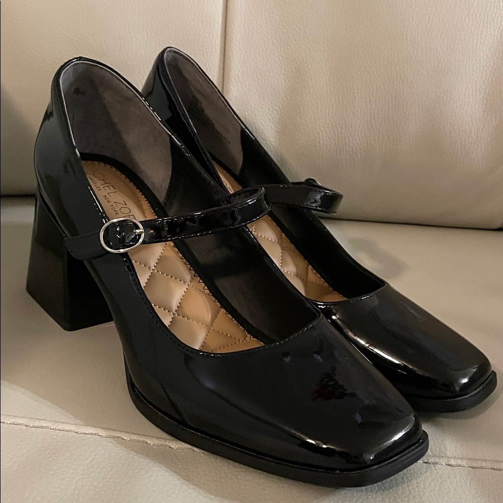 Rachel Zoe Black Patent Leather Heels